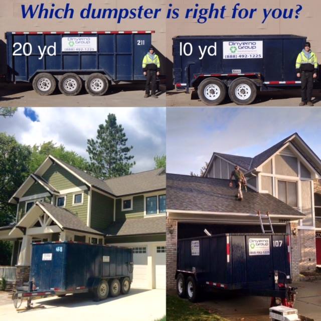 Which dumpster trailer is right for you?  10 & 20 yd dumpster trailers are available to rent for your home remodeling or cleanout